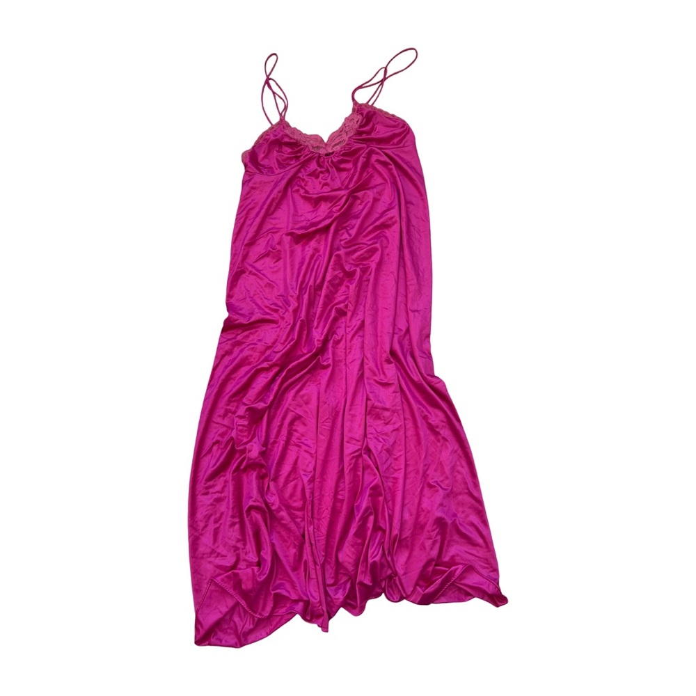 Vibrant Pink Spaghetti Strap Dress